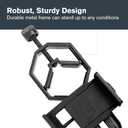 Celestron  Smartphone Adapter for Telescope, Binoculars & Spotting Scopes  Capture Images & Video Through Your Optics  Simple, Durable, Metal Body - Compact and Travel-Friendly