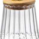 Viovian 50 FL OZ Large Glass Storage Jar with Lid Coffee Nuts Canister Vintage Clear Decorative Glass Jars for Food Coffee Beans Cookie Candy Flour