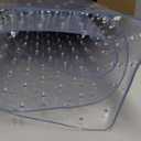 Evolve 36" x 36" Clear Office Chair Mat with Rounded Corners for Low Pile Carpets, Two Pcs