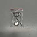 Jiayouy 3 Set B Flat Trumpet Valve Slide Finger Ring with Holder Screw for Trumpet Accessory Replacement