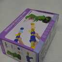 Dinosaur Shooting Toys for Kids 3-5 Years, Movable Target Shooting Games with 2 Air Pump Launcher, Interactive Competition Game Gift for Boys and Girls Ages 3 4 5 6 7 8 Years Old, (2 Popper Guns)