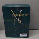 SONORO KATE 100% French Pure Linen Queen Size Sheets, Breathable and Durable, 16 Inch Deep Pocket - 4 Piece (Rust)