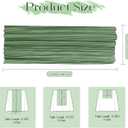 6 x INVGEEXI 1 Pack Sage Green Cheesecloth Table Runner 35" x 120", Boho Rustic Farmhouse 10FT Gauze Table Runner for Wedding Baby Shower Birthday Party Holiday Decor