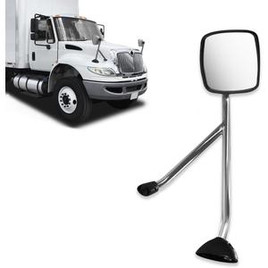 Chrome Hood Mirror for 2002-2019 International Durastar Trucks 2002-2019,Right Passenger Side