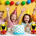 Eyllaaoo 30Pcs 7 x 10Inch Mouse Theme Plastic Treat Bags Mouse Theme Party Supplies Favors Cookie Chocolate Candy Snack Bags For Birthday Party Decoration Supplies