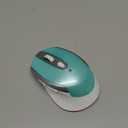 RaceGT USB C Wireless Computer Mouse, 2.4G Silent Cordless Mice for Laptop, Type C Mouse with 6 Buttons and 3 Adjustable DPI for Laptop, Deskbtop, MacBook, PC (mint green)