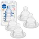 MAM Baby Bottle Nipples Extra Slow Flow Size 0, for 0+ Month Newborn Babies, Skin Soft BPA Free Silicone, 94% Nipple Acceptance, Fits All MAM Bottles, Developed with Medical Experts, Made in Europe (4 Count (Pack of 1))