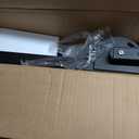 Folding Shower Chair, Shower Seat with Arms and Back, Quick-Assembly