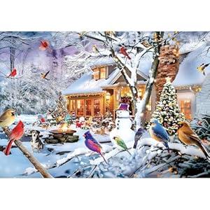 2000 Piece Puzzle for Adults, Puzzles for Adults 2000 Pieces, Spring Farm Flowers Butterflies Cow Bird Jigsaw Puzzles, Challenging Puzzle Perfect for Game Nights, 39" X 28"