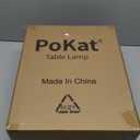 PoKat 20.75" Pink Ceramic Table Lamps Set of 2, Small Modern Bedroom Lamps for Girls Room, Bedside Lamps for Night Stands, Cute Lamps for Living Room Decor, Nightstands Desk Lamp, Light Pink