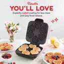 Dash Multi Mini Heart Waffle Maker - Waffle Maker for Family Breakfasts - Dual Nonstick Heating Plates & Easy-Release Surface - Compact & Fast-Heating - Red Heart