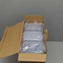 PRAKI Airtight Food Storage Containers Set with Lids - 24 PCS, BPA Free Kitchen and Pantry Organization, Plastic Leak-proof Canisters for Cereal Flour & Sugar - Labels & Marker (Black)