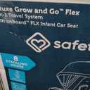 Safety 1st Deluxe Grow and Go Travel System Stroller and Car Seat Combo, 8-in-1 Car Seat, Weight Capacity 4-30 lbs, High Street MFD: 09-14-25