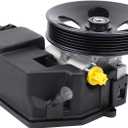 Power Steering Pump with Pulley and Reservoir for Chevrolet Colorado GMC Canyon 2004-2012, Isuzu i-280 i-350 2006, i-290 i-370 2007 2008