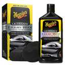Meguiar's Ultimate Liquid Wax, Improved Liquid Car Wax Formula for Durable Protection that Shines, Premium Towel and Applicator Pad Car Accessories Included, 16 Oz Bottle (16 Fl Oz (Pack of 1))