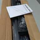 SUPERJARE 78.8 Inch Narrow Console Table with Outlet, Sofa Tables, Behind Couch Table, Long Entryway Tables with Charging Station, for Living Room, Black