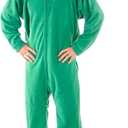 Forever Lazy Footed Adult Onesies, One-Piece Pajama Jumpsuits for Men and Women, Unisex. with Detachable Feet. SIZE M