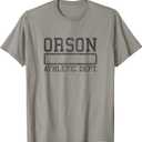 Mens Orson Athletic Department T-shirt XL Heather Grey