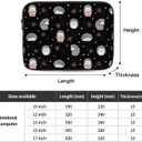 Cute Watercolor Hedgehogs Kawaii 13 inch Portable Laptop Sleeve Compatible with MacBook Air Notebook Computer Case for Men Women College School Students