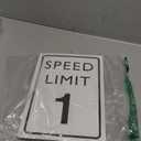 Race Car Birthday Decor, Speed Limit Sign, Fast One, Race Car Birthday Party Decorations, 811 Wooden Play Sign with Stand, Let's Go Racing Party Supplies for Boy Race Fans - LP062