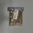 8 Sets Half Moon Bed Fitting Kit 4 in1 Washer Bolts Furniture Threaded Rod Fittings M8 Nuts Bolts Sets Bed Assembly Insert Fasteners for Beds Chairs HeadBoards