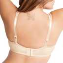 Bali Women's Push-Up Bra, Live It Up Full-Coverage Bras for Women, Cushioned Straps, Full Coverage (Beige) 38DDD