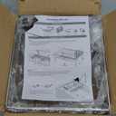 GSlife Over The Sink Dish Drainer Drying Rack - Stainless Steel Expandable in Sink Dish Rack with Lock Knob, Space Saving Size Adjustable Dryer Strainer for Kitchen, 10.8"-17.9" L x 12.8" W, Silver (Medium)