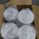 4 Sets Halloween Table Centerpiece Decorations Artificial Black Pumpkins Eucalyptus with Metal Vase Faux Pumpkins Plants in Pots for Halloween Trick or Treat Party Home Dining Table Decor