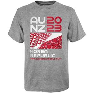 Outerstuff FIFA 2023 Women's World Cup Graphic Tee, L, Grey