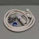 Rinse Ace Snap 'N Spray Quick-Connect and Detachable Shower Hose with On/Off Sprayer, White, 6-Foot