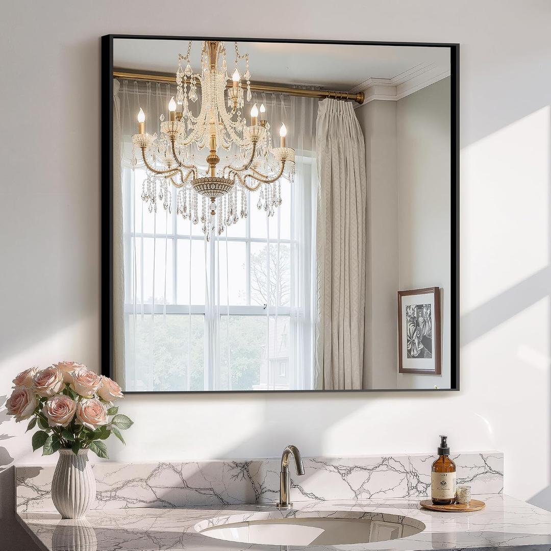 Bathroom Vanity Mirror for Wall, 30"x30" Bathroom Mirror for Over Sink