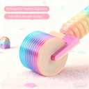 New Diamond Painting Roller Tool, Rainbow Diamond Art Tools and Accessories, with Easy-Grip Hand, Straightening Tool for Diamond Art & Rhinestone Embroidery (Pink&Colorful) (Multiple colors)