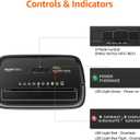 Amazon Basics 12-Sheet Cross-Cut Paper and Credit Card Shredder with Overheat Protection, Black (New Model)