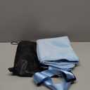 Toddler Airplane Bed, Kids Airplane Seat Extender Travel Bed, Kids Airplane Travel Essentials, Airplane Must Have for Toddlers, Baby Portable Plane Bed Foot Rest for Flights, Blue