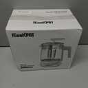 Electric Kettle, 1.5L Borosilicate Glass Hot Water Kettle Electric & Tea Kettle for Coffee or Tea, BPA Free, Auto Shut-Off, Stainless Steel, Blue, 1200w