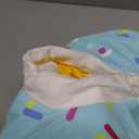 Dog Cone Collar Inflatable Donut for Large Medium Small Dogs, Soft Waterproof Dog Cone Alternative After Surgery Prevents Licking Wounds Easy Clean (Blue, M (Neck 9"-12"))