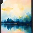 Canvas Floating Frame, Canvas Frame 0.75 inches deep Floater for Canvas Panel Oil Painting Wall Art Prints (Black, 19.6x27.5)