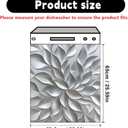 Dishwasher Magnet Sticker Cover Panel Decal Refrigerator Magnetic Sticker Decorative for Kitchen Decoration,Fridge Door Cover,Home Appliances Decor Stickers 23.03"x25.59", 23"x26"