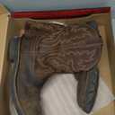 Wolverine Men's Rancher 10" Square Toe Steel Toe Work Boot (12 X-Wide, Dk Brown/Rust)