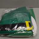 Tarpop St Patrick's Day 12 ft Skeleton Costume Accessories Include Giant Green Robe & Irish Hat- Leprechaun Outfit Accessories for Outdoor Skeleton Decoration, Yard Display & Holiday Photo Props