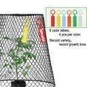 vensovo 12 Pcs Chicken Wire Cloche Plant Covers, 9 inch Metal Plant Protectors from Animals, Heavy-Duty Garden Netting to Keep Rabbits, Squirrels, Birds & Other Small Animals Out