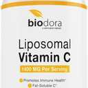 Liposomal Vitamin C, Healthy Immune System, Supports Heart Health, Enhanced Energy Level, Antioxidant Properties, 1400mg Per Servings, 180 Capsules