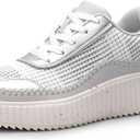 DREAM PAIRS Women Chunky City Tweed Comfortable Casual Platform Fashion Sneaker (9)