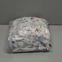 RUVANTI 100% Cotton King Size Sheets Set, 4 Pieces, Soft & Breathable Percale Weave Bedding, Deep Pocket 16", Hotel Standard, Crisp Cool Feel, Durable, Perfect Floral Bed Sheet, Fern Class