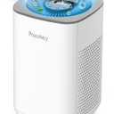 Priestley Small Air Purifiers for Home Bedroom Dorm Office Desktop, 20dB Quiet 3-in-1 HEPA Air Purifier with Essential Oil Diffuser, Air Filters Smoke, Allergies, Pet Dander, Odor, Dust (Small Rooms Up to 346 Sq Ft, WHITE)