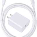 USB C Fast Charger for Google Pixel 10 Pro XL 9a 9 Pro XL Fold 9 8a 8 Pro 7a 7 7Pro 6 6Pro 6a 5 4 4a 4XL 3a 3XL 2XL, Samsung Galaxy A16 A15 5G S25, 20W 3A PD Power Adapter with 6FT Type C to C Cable