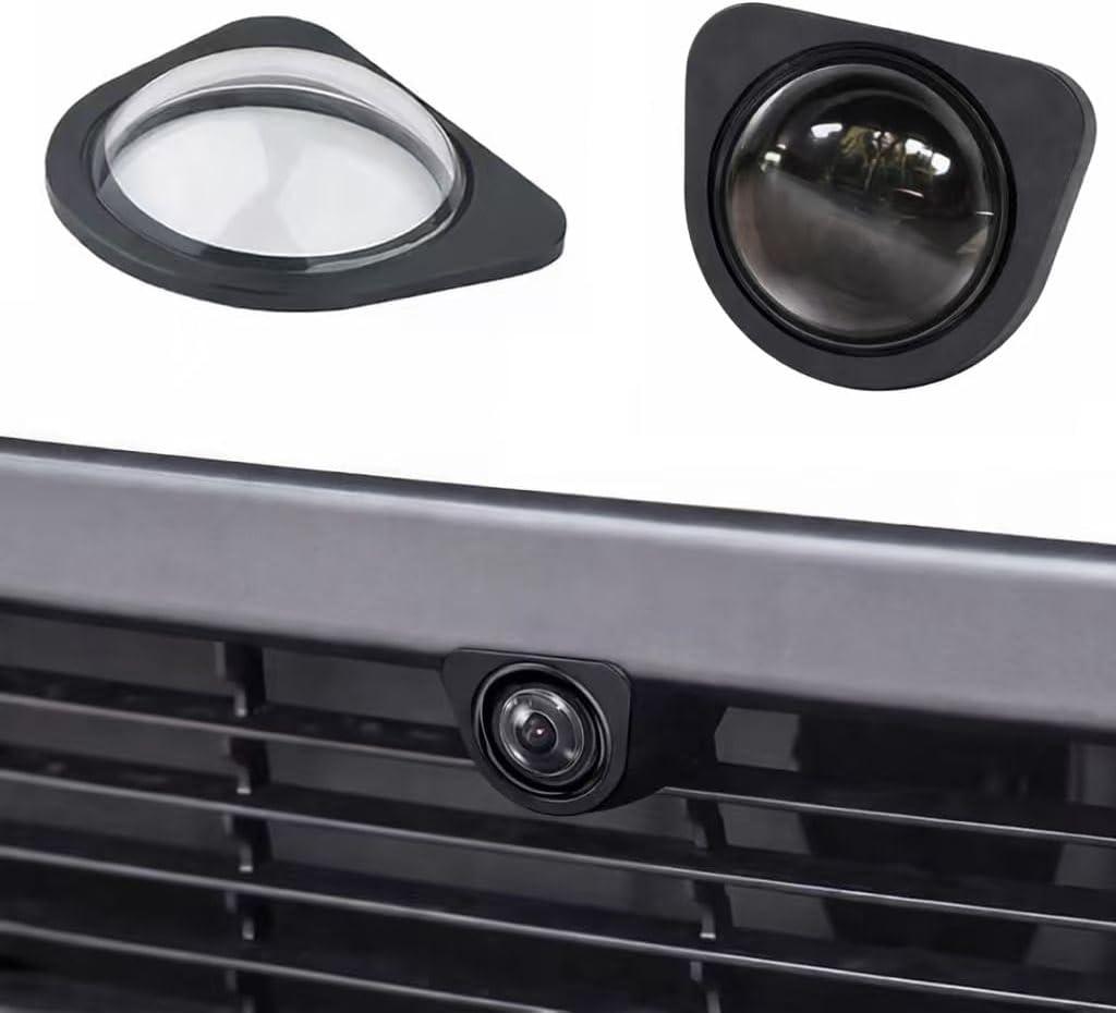 Premium Tempered Glass Front Camera Lens Guard Cover Protector For Tesla Model Y Model 3 Cybertruck - Autopilot Compatible - Scratch & Drop Resistant Protection