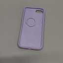 LeYi for iPhone 8/7/ 6s/ 6 Case with 2 PCS Glass Screen Protector for Girls Women, Liquid Silicone Cute Slim Shockproof Protective Case Cover with Stand for Apple iPhone 8/7/ 6s/ 6, Purple