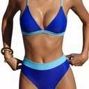 SUUKSESS Women High Waisted Bikini Set Sexy Triangle Two Piece Swimsuits Size Small