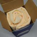 MIULEE 2 Panels Solid Color Sheer Window Curtains Elegant Window Voile Panels/Drapes/Treatment for Bedroom Living Room (54 X 63 Inches Cream Beige)